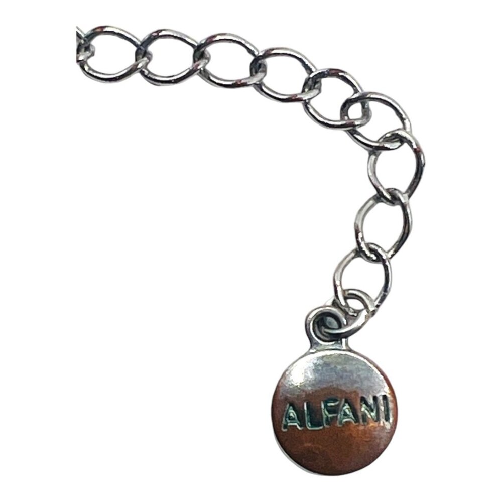 Artisan Antique Lynns USA Broken  China Roses Triple Necklace W/ Prehnite Stones - Picture 9 of 16